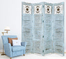 Screen Gems Nantucket Screen, Room Divider SG-54 Blue