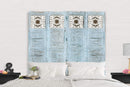 Screen Gems Nantucket Screen, Room Divider SG-54 Blue
