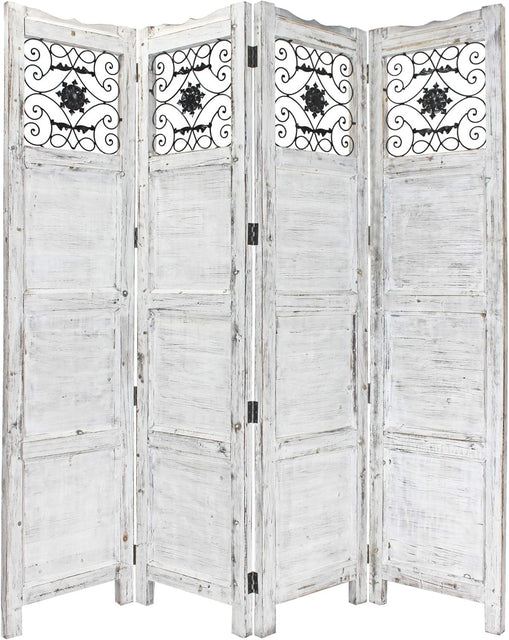 Screen Gems Nantucket Screen, Room Divider SG-54 White