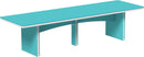 Urban Rectangular Patio Dining Table 3ft x 10ft by LuxCraft