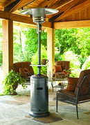 Outdoor Patio Heater in Hammered Silver - Elegant Indoor/Outdoor Furniture and home decor accessories at Gooddegg