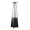 Glass Tube Patio Heater in Black with wheels - Elegant Indoor/Outdoor Furniture and home decor accessories at Gooddegg