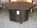 Hammered Bronze Hexagon Aluminum Fire Pit - Elegant Indoor/Outdoor Furniture and home decor accessories at Gooddegg