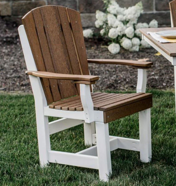 Heritage Dining Chair with Arms in Two-Tone by Wildridge