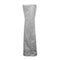 AZ Patio Heaters - Triangle Glass Tube Patio Heater Cover in Silver - Elegant Indoor/Outdoor Furniture and home decor accessories at 
