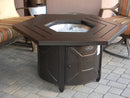 Hammered Bronze Hexagon Aluminum Fire Pit - Elegant Indoor/Outdoor Furniture and home decor accessories at Gooddegg