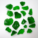 Recycled Fire Pit Fire Glass in Green - Elegant Indoor/Outdoor Furniture and home decor accessories at Gooddegg