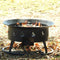 19" Round Portable Camp Fire Pit with Pumice Stone