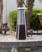 Glass Tube Table Top Patio Heater in Hammered Bronze - Elegant Indoor/Outdoor Furniture and home decor accessories at Gooddegg