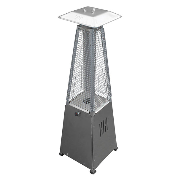 Glass Tube Table Top Patio Heater in Stainless Steel - Elegant Indoor/Outdoor Furniture and home decor accessories at Gooddegg