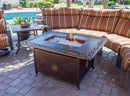 Outdoor Propane Aluminum Fire Pit Table with Scroll Design - Elegant Indoor/Outdoor Furniture and home decor accessories at Gooddegg