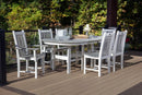 Classic 7 Piece 44”x84” Two-Tone Dining Table Set With 4 Side Chairs, 2 Arm Chairs by Wildridge