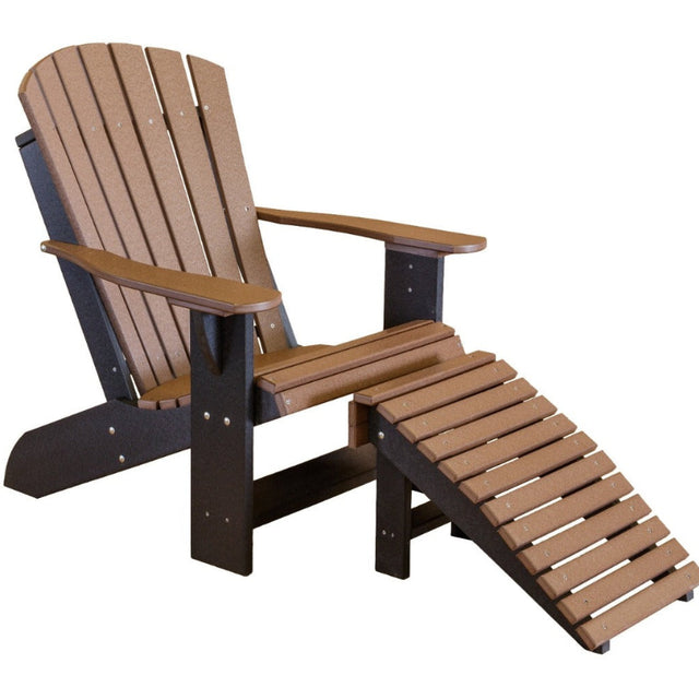 Heritage Adirondack Chair with Folding Footstool by Wildridge