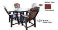 Heritage 5 Piece Set with 48 inch Round Pub Table and 4 Balcony Chairs by Wildridge