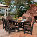 7 Piece Patio Dining Set with 4 Dining Chairs and 2 Arm Chairs Set by Wildridge - Elegant Indoor/Outdoor Furniture and home decor 