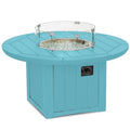48 Round Fire Table Chat Height by Breezesta - Elegant Indoor/Outdoor Furniture and home decor accessories at Gooddegg