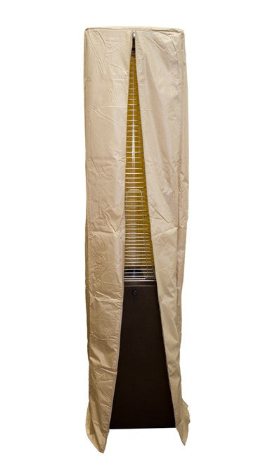 AZ Patio Heaters - Square Glass Tube Patio Heater Cover in Camel