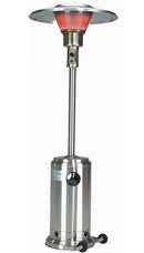90" Tall Commercial Patio Heater in Stainless Steel
