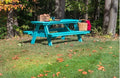 Modern Picnic Table with Attached Bench Kit by Gooddegg