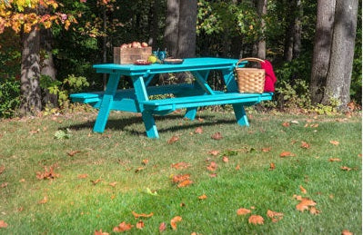 Heritage Picnic Table with Attached Bench by Wildridge