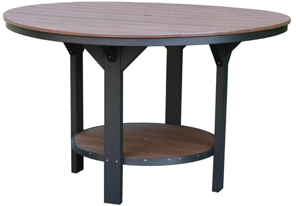 Heritage 60 inch Round Pub Table in Two-Tone by Wildridge
