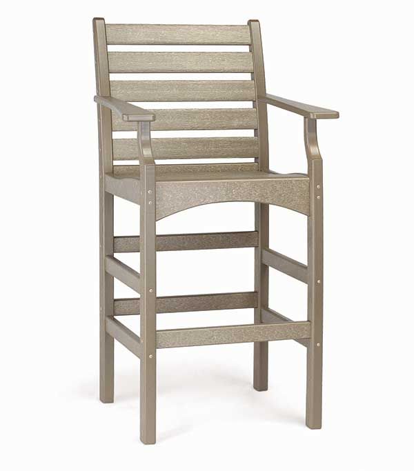 Piedmont Captain’s Bar Chair by Breezesta - Elegant Indoor/Outdoor Furniture and home decor accessories at Gooddegg
