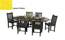 Classic 44” x 84” Dining Table Set With 4 Side Chairs, 2 Arm Chairs by Wildridge